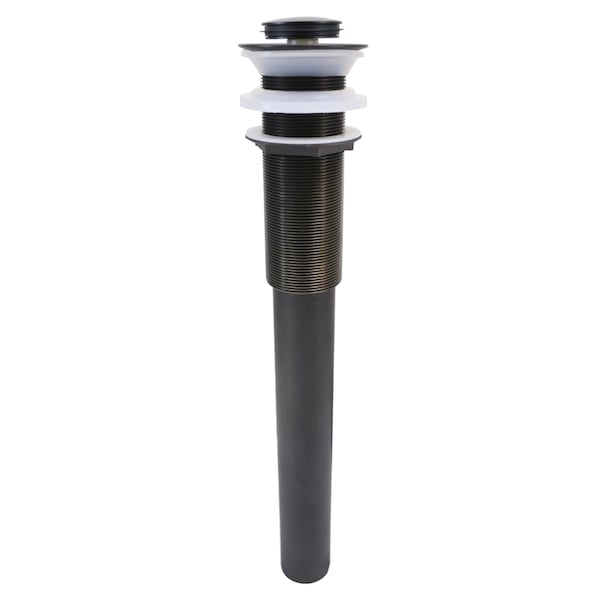 Oil Rubbed Bronze Lavatory Pop-up Drain without Overflow Holes